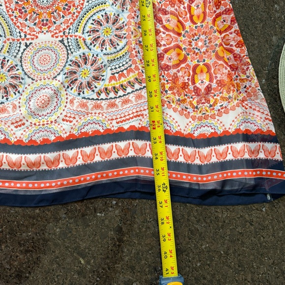 Max Studio Fully Lined A Line Scarf Dress Size Medium - Picture 7 of 7